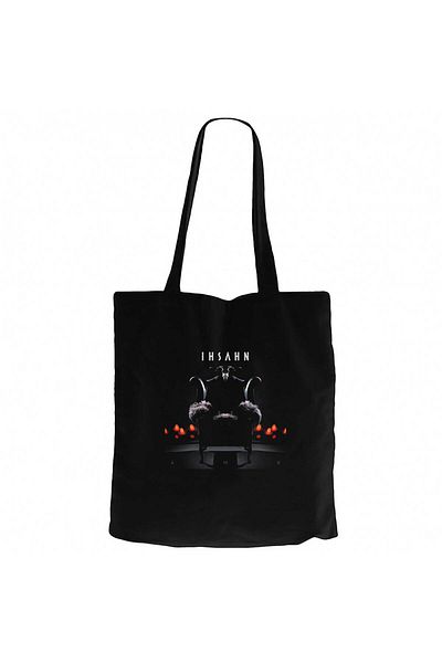 Z zepplin Ihsahn Àmr Black Zippered Cloth Bag Gabardine