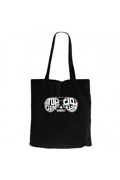 Z zepplin Top Gun Maverick Glasses Black Zippered Cloth Bag Gabardine