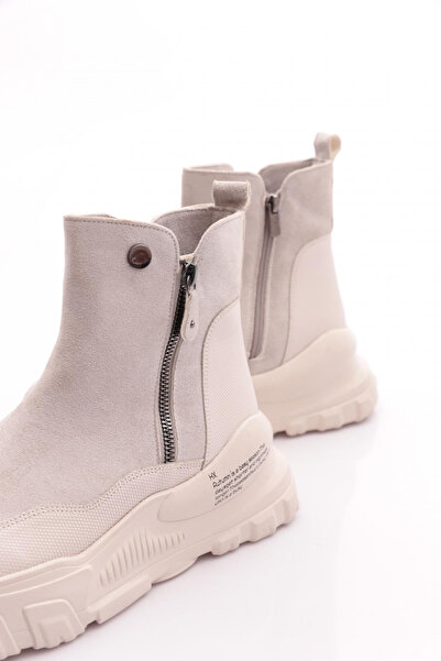 DGN 1554-2027 Cizme de damă cu fermoar cu talpă groasă