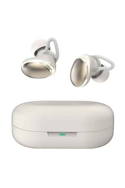 HiFuture Fusion TWS Hybrid ANC Bluetooth 5.3 Earbuds 40 hrs Playtime White