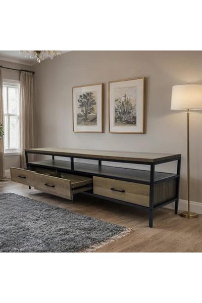 DEC11 180cm TV table with elegant and luxurious design