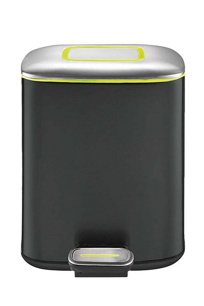 EKO REGENT SERIES | Brushed Stainless Steel Finish | Soft-Closing | Fingerprint-Resistant | Pedal Trash