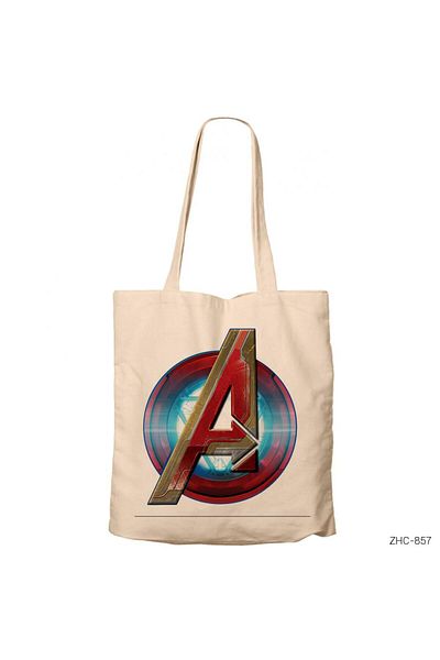 Z zepplin Avengers Age of Ultron Cream υφασμάτινη τσάντα με φερμουάρ Gabardine