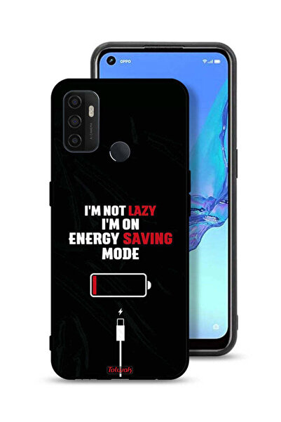 Tolwak غطاء حماية لهاتف Oppo A32 أنا لست كسولاً، أنا في وضع توفير الطاقة