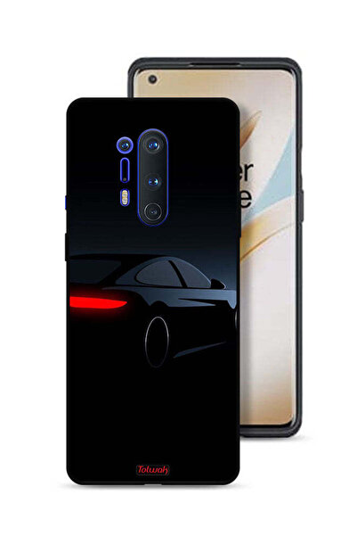 Tolwak غطاء حماية لهاتف OnePlus 8 Pro - سيارة داكنة
