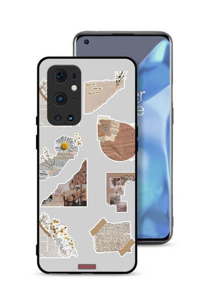 Tolwak غطاء حماية لهاتف OnePlus 9 Pro 5G مع قطع من الملصقات الورقية