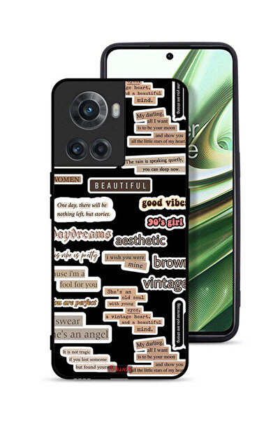 Tolwak غطاء حماية لهاتف OnePlus 10R 5G بملصقات اقتباسات جميلة