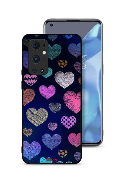 Tolwak غطاء حماية لهاتف OnePlus 9 Pro 5G بنقشة قلوب داجا