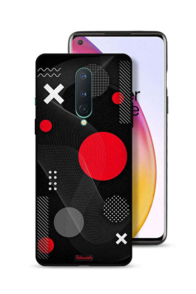 Tolwak غطاء حماية لهاتف OnePlus 8 بنمط دائري ومتقاطع