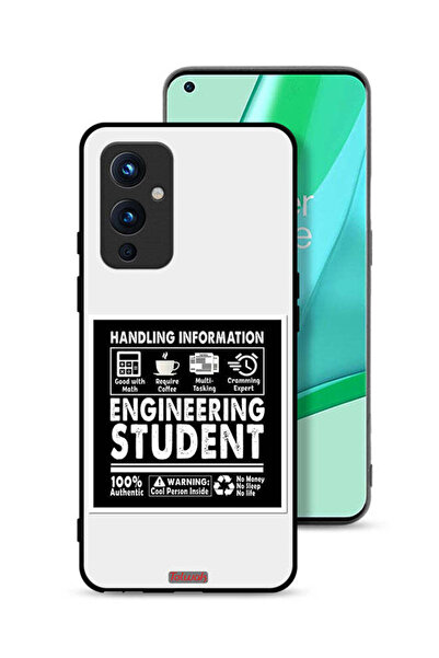 Tolwak غطاء حماية لهاتف OnePlus 9 5G، ملصق طالب هندسة