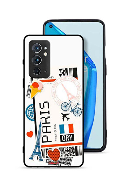 Tolwak غطاء حماية لهاتف OnePlus 9RT 5G، ملصق باريس