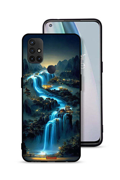 Tolwak غطاء حماية لهاتف OnePlus Nord N10 5G بنقشة شلال فنية