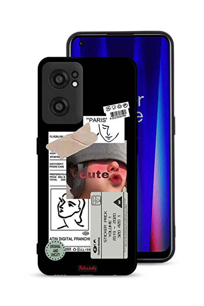 Tolwak غطاء حماية لهاتف OnePlus Nord CE 2 5G بملصق لطيف