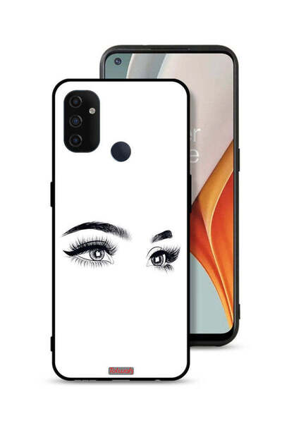 Tolwak غطاء حماية لهاتف OnePlus Nord N100 برسومات عيون فنية