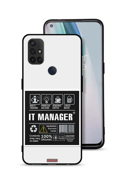 Tolwak غطاء حماية لجهاز OnePlus Nord N10 5G - ملصق مدير تكنولوجيا المعلومات