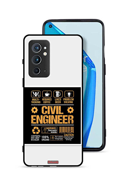 Tolwak غطاء حماية لهاتف OnePlus 9RT 5G، ملصق مهندس مدني