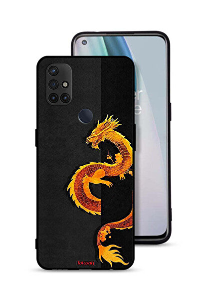 Tolwak غطاء حماية لهاتف OnePlus Nord N10 5G بنقشة فن التنين
