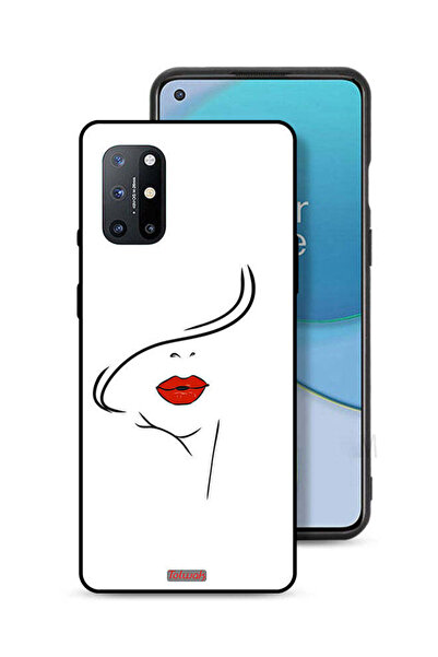 Tolwak غطاء حماية لهاتف OnePlus 8T 5G برسومات وجه فتاة