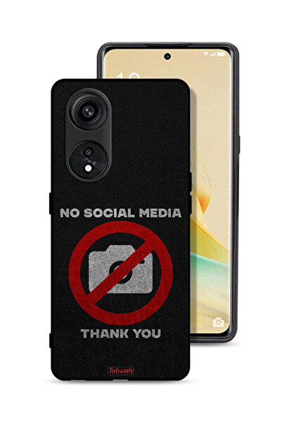 Tolwak غطاء حماية لهاتف Oppo A1 Pro لا يُمنع استخدام وسائل التواصل الاجتماعي،...