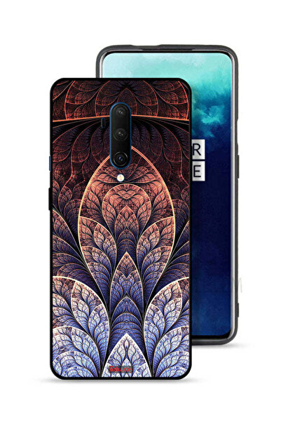 Tolwak غطاء حماية لهاتف OnePlus 7T Pro بتصميم زهور كسورية تجريدية