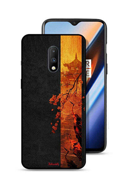 Tolwak غطاء حماية لهاتف OnePlus 7 بألوان الخريف الفنية