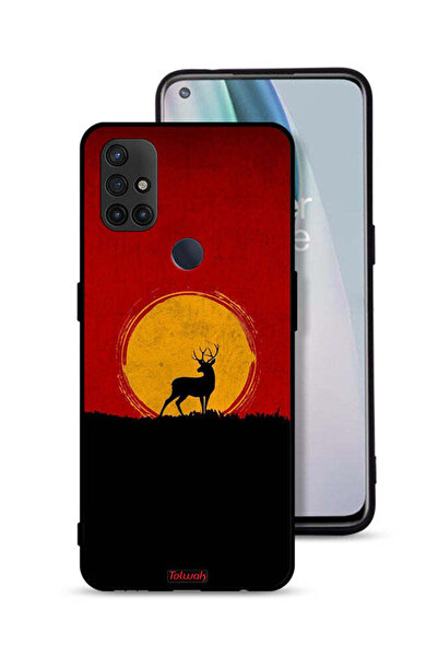 Tolwak غطاء حماية لهاتف OnePlus Nord N10 5G برسومات الغزال والقمر