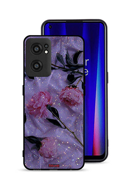 Tolwak غطاء حماية لهاتف OnePlus Nord CE 2 5G بنقشة ورود لامعة