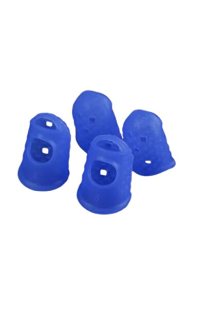 OEM Set of 5 Silicone Thimbles, Blue