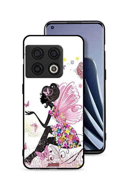 Tolwak غطاء حماية لهاتف OnePlus 10 Pro 5G بتصميم فتاة الفراشة