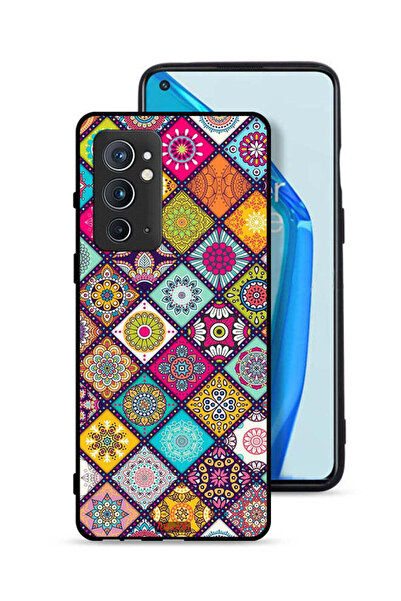 Tolwak غطاء حماية لهاتف OnePlus 9RT 5G بنمط مربعات ماندالا