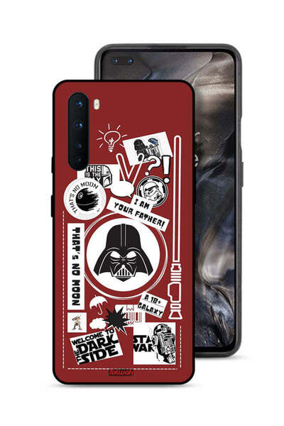 Tolwak غطاء حماية OnePlus Nord - ملصق Welcome To The Dark Side