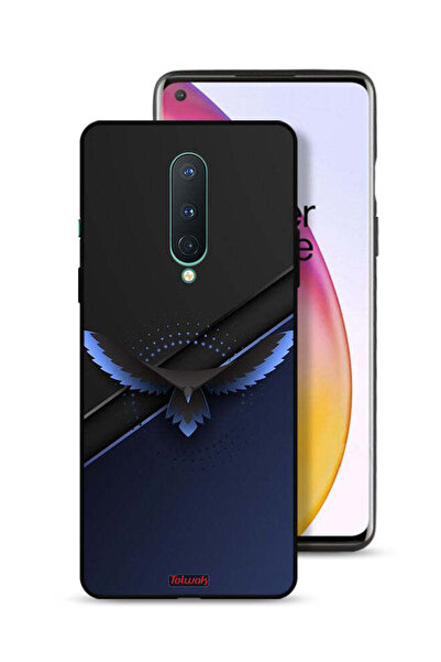 Tolwak غطاء حماية لهاتف OnePlus 8 بتصميم نسر فني تجريدي رقمي