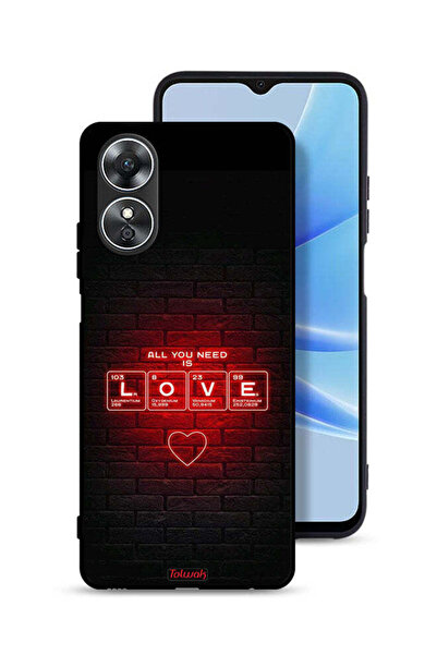 Tolwak غطاء حماية Oppo A17 كل ما تحتاجه هو الحب