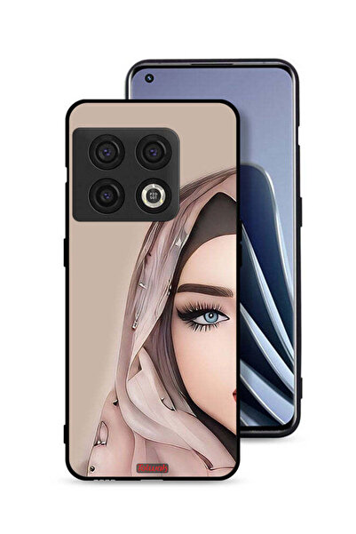 Tolwak غطاء حماية لهاتف OnePlus 10 Pro 5G برسم فتاة نصف وجه