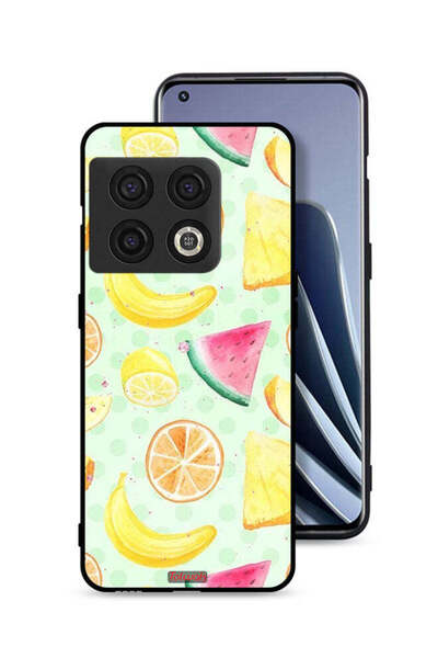 Tolwak غطاء حماية لهاتف OnePlus 10 Pro 5G برسومات فواكه وألوان مائية