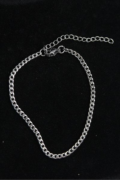 Celira Steel Thin Classic Model Silver Color Men's Bracelet