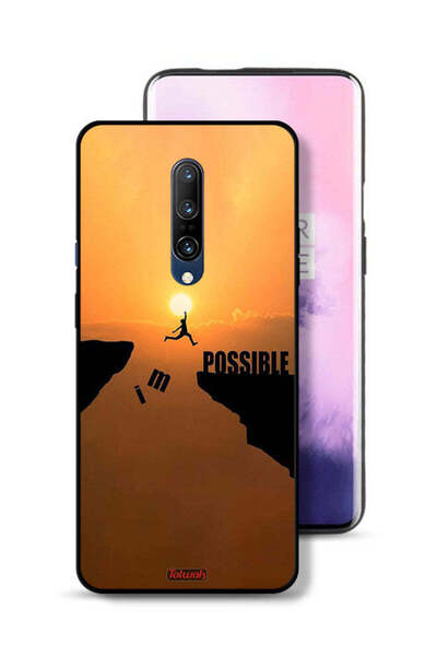 Tolwak غطاء حماية لهاتف OnePlus 7 Pro مطبوع عليه عبارة "أنا ممكن"