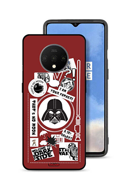 Tolwak غطاء حماية لهاتف OnePlus 7T - ملصق "مرحبًا بكم في الجانب المظلم"