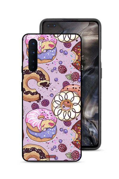 Tolwak غطاء حماية لهاتف OnePlus Nord برسومات دوناتس آرت