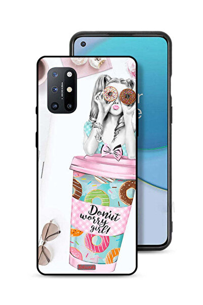Tolwak غطاء حماية لهاتف OnePlus 8T 5G - فتاة دونات ووري