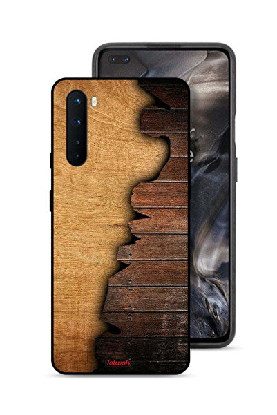 Tolwak غطاء حماية لهاتف OnePlus Nord بنمط خشبي عتيق