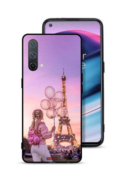 Tolwak غطاء حماية لهاتف OnePlus Nord CE 5G بطبعة فتاة تحمل بالونات