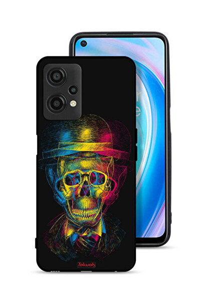 Tolwak غطاء حماية لهاتف OnePlus Nord CE 2 Lite 5G بتصميم جمجمة وقبعة ملونة وف...