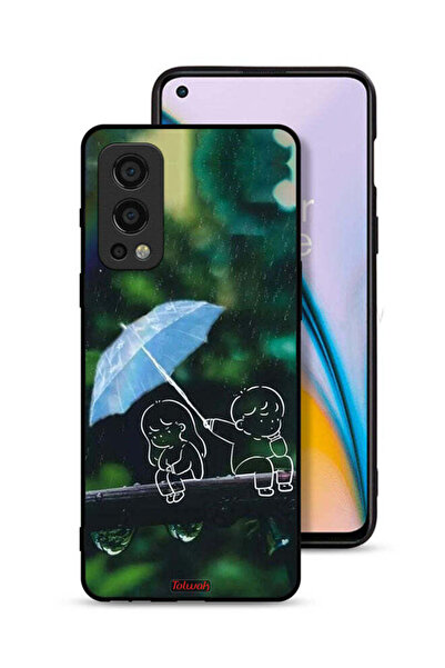 Tolwak غطاء حماية لهاتف OnePlus Nord 2 5G بطبعة زوجين من الفن التجريدي