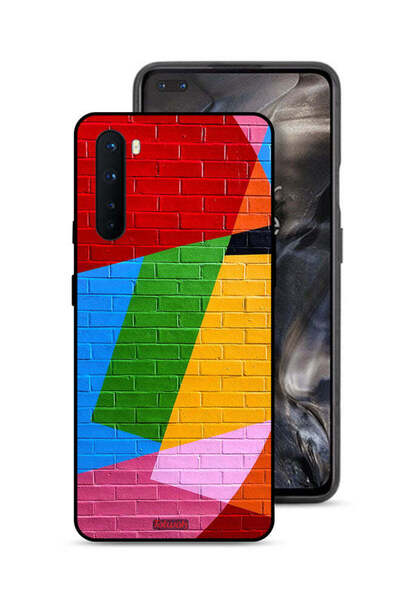 Tolwak غطاء حماية لهاتف OnePlus Nord برسومات جدارية ملونة