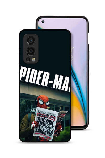 Tolwak غطاء حماية لهاتف OnePlus Nord 2 5G بتصميم سبايدرمان وقراءة جريدة