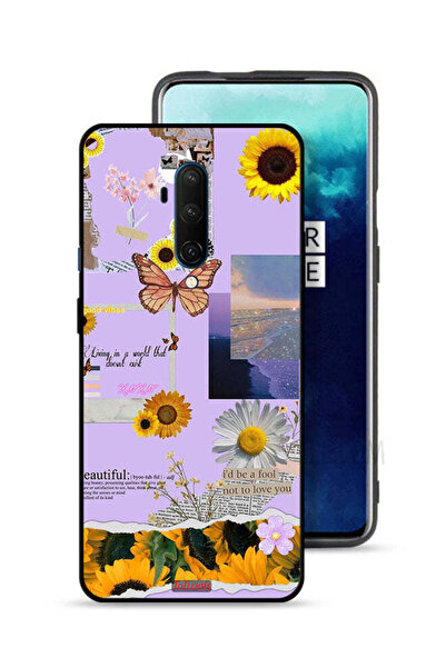 Tolwak غطاء حماية لهاتف OnePlus 7T Pro بملصقات عباد الشمس الجميلة