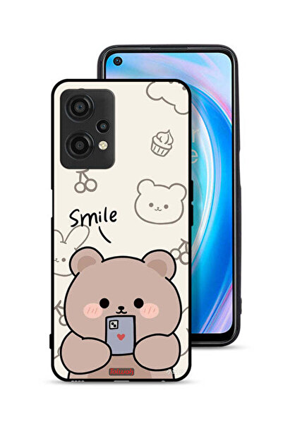 Tolwak غطاء حماية لهاتف OnePlus Nord CE 2 Lite 5G برسومات الدب المبتسم