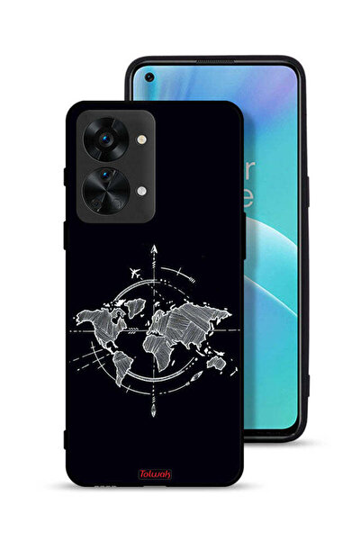 Tolwak غطاء حماية لهاتف OnePlus Nord 2T 5G برسومات البوصلة