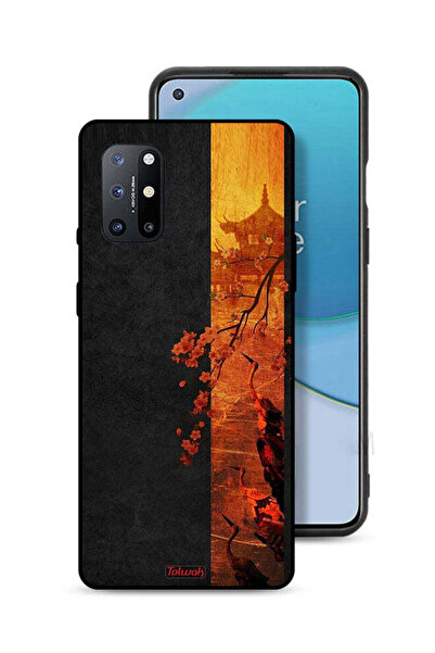 Tolwak غطاء حماية لهاتف OnePlus 8T 5G بألوان الخريف الفنية